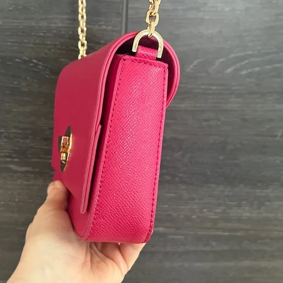 Fuchsia pebbled Bag - Picture 5 of 9